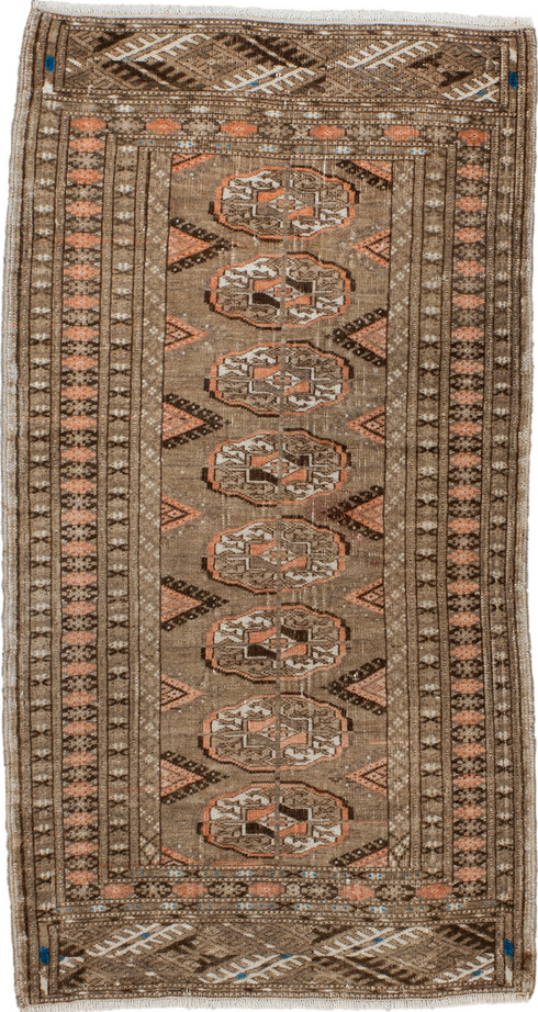 Vintage Oushak Area Rug (1' x 3')